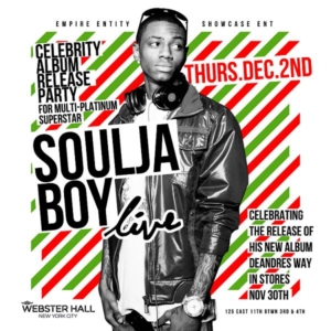Soulja Boy Webster Hall December 2 NYC 