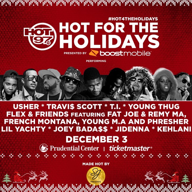 Hot For The Holidays @ Prudential Center Saturday December 3, 2016