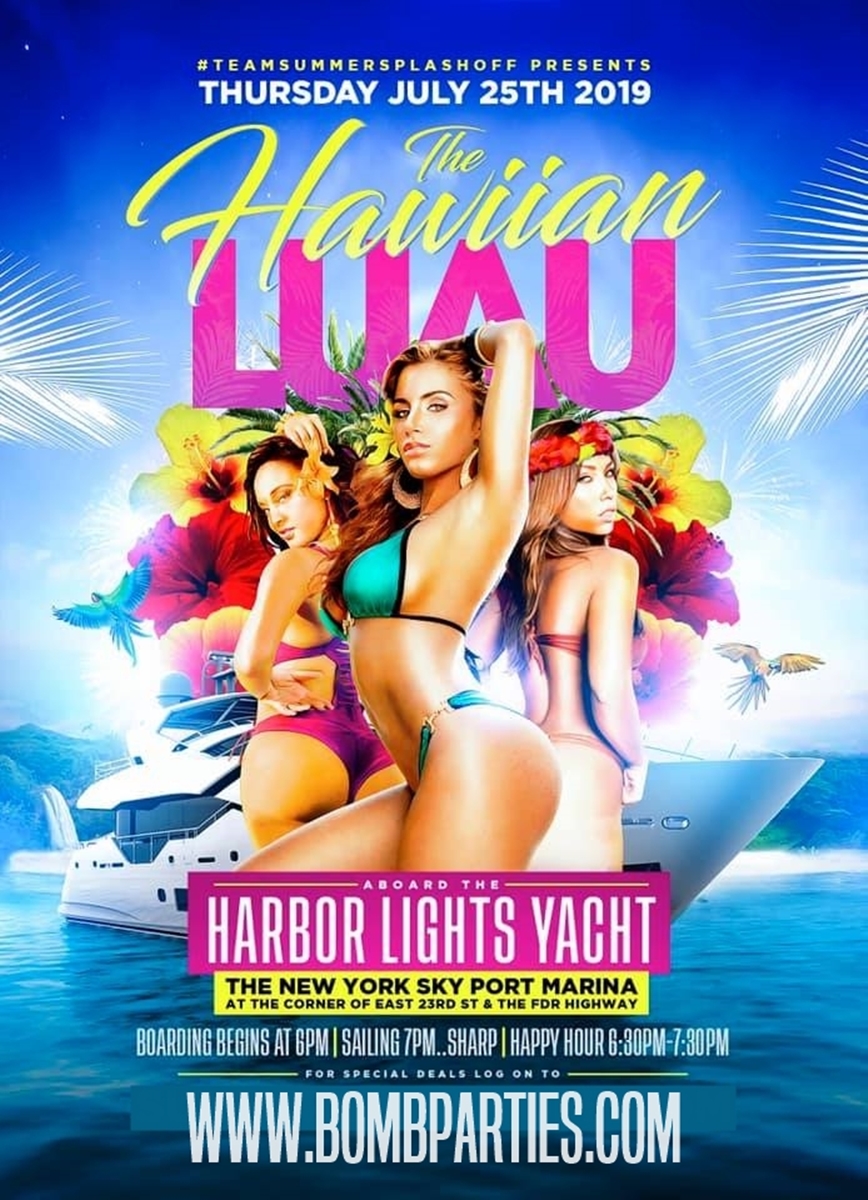 The Hawaiian Luau @ Harbor Lights Yacht Thursday July 25, 2019