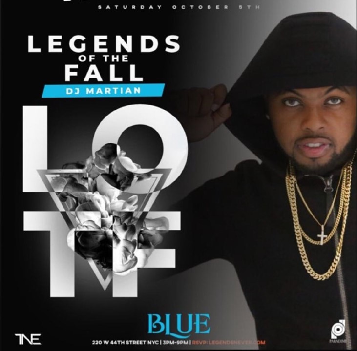 Legends Of The Fall @ Blue Saturday October 5, 2019