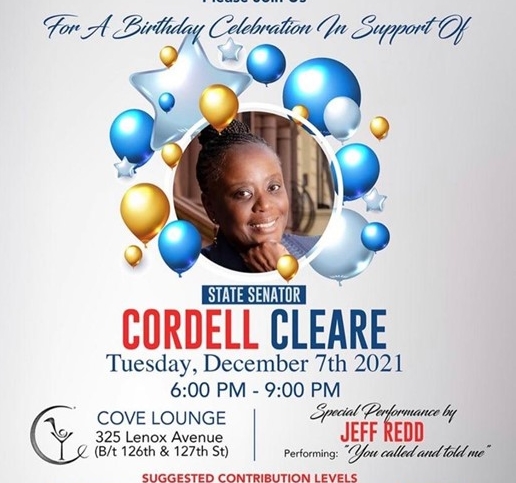 Birthday Celebration For Cordell Cleare @ Cove Lounge Tuesday December 7, 2021