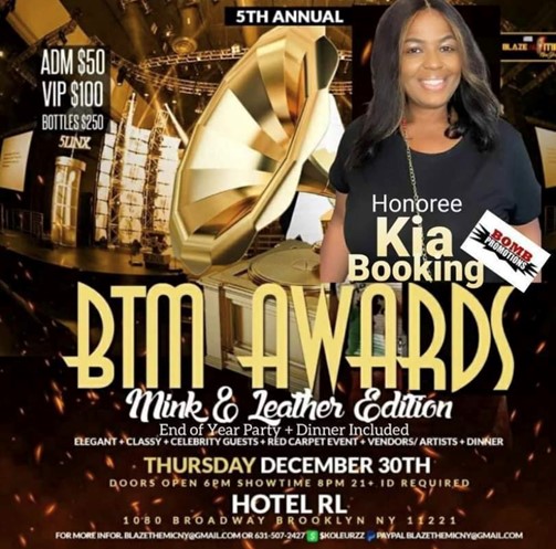 5th Annual BTM Awards Mink & Leather Edition @ Hotel RL Thursday December 30, 2021