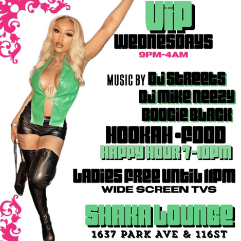 VIP Wednesday @Shaka Lounge Every Wednesday