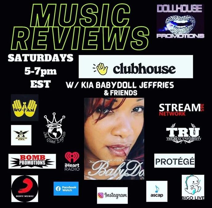 Music Reviews Clubhouse @ Live On Instagram Every Saturday