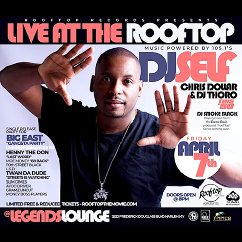 Live At The Rooftop @ Legends Lounge Friday April 7, 2023