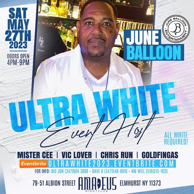 Ultra White Affair @ Amadeus Saturday May 27, 2023