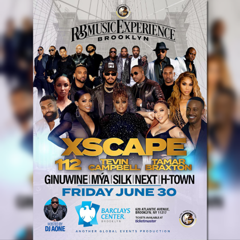 R&B Music Experience Brooklyn @ Barclays Center Friday June 30, 2023