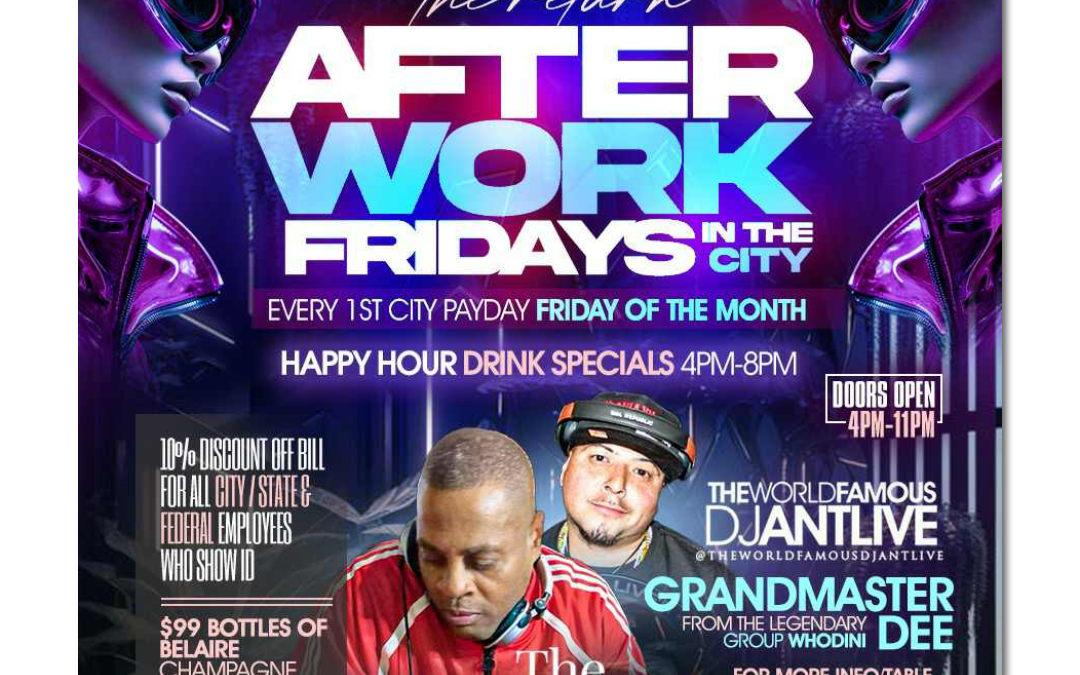 Afterwork Fridays In The City @ The Dean NYC Friday May 10, 2024