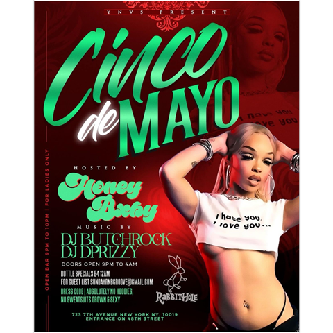 Cinco De Mayo @ Rabbit Hole Sunday May 5, 2024