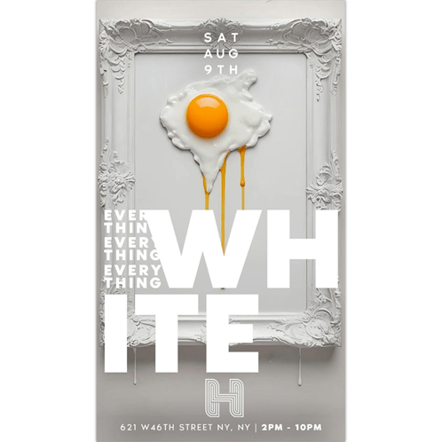 Everything White Brunch & Day Party @ Harbor NYC Saturday August 9, 2025