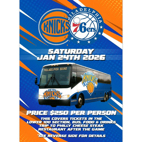 New York Knicks At Philadelphia 76ers @ Xfinity Mobile Arena Saturday January 24, 2026
